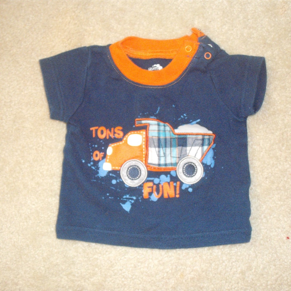 Gumballs Dump Truck shirt 0-3 months